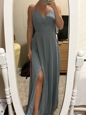 Azazie Dusty Blue Bridesmaid Dress